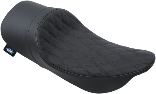 DRAG SPECIALTIES Low Profile Solo Seat - Forward Positioned - Double Diamond 0801-1159