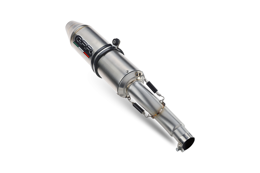GPR Deeptone Exhaust Slip-On with Removable DB Killer, Link Pipe Yamaha Grizzly 550 700 Kodiak 2007-2024  ATV.36.DEATV