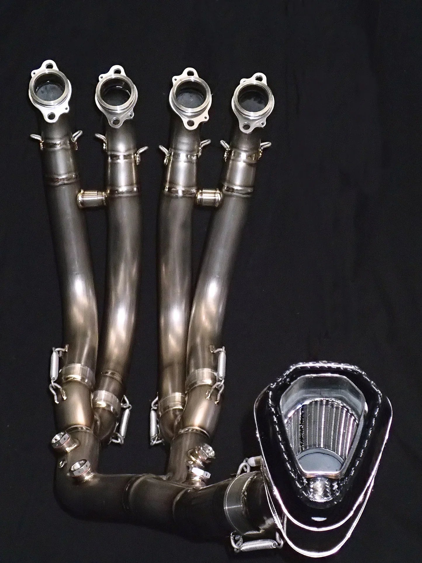 Vandemon  Titanium full Exhaust System  S1000R, S1000RR & M1000R 2021-2025 BMWS10RREXTITB