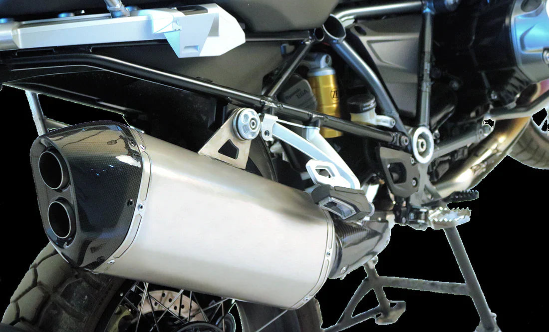 Vandemon  BMW R1250GS Adventure Vandemon Titanium Exhaust System No Valve 2019-23 BMWR1250GSTIEXHCFB VA-23