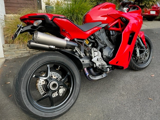 Vandemon  Ducati Supersport 939 High Mount Titanium Exhaust System 2017-20 DUC939SUTAILTIEXHA VA-39