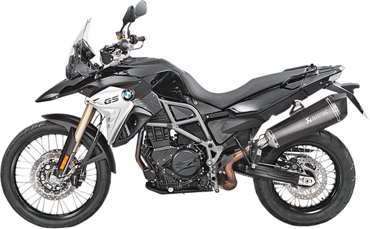 AKRAPOVIC Muffler - Titanium - Black F700GS/F800GS  S-B8SO6-HZAABL 1811-3249