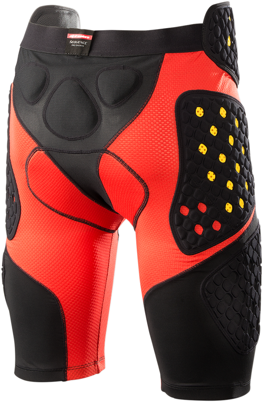 ALPINESTARS Sequence Pro Shorts - Black/Red - Large 6507718-13-L