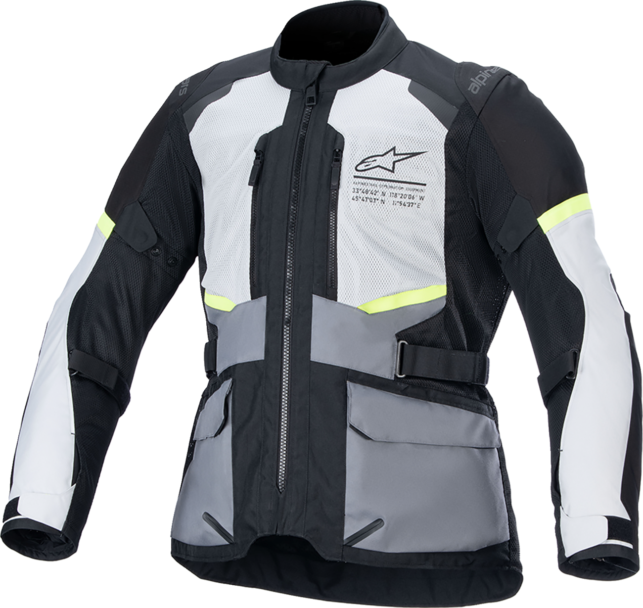 ALPINESTARS Andes Air Drystar® Jacket - Ice Gray/Dark Gray/Black - XL 3207924-9191-XL