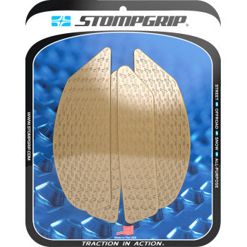 STOMPGRIP Traction Pad Tank Grips - Icon - Clear - MT-10 55-14-0203C