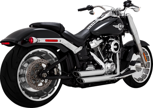 VANCE & HINES Shortshots Staggered Exhaust System - Chrome Softail 2018-2019/ 2023-2024  17335