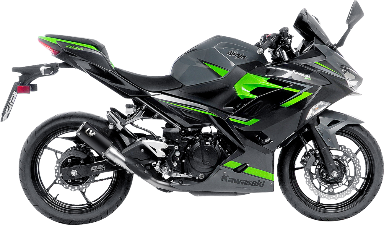 IN STOCK LEOVINCE LV Corsa Muffler - Black Edition KAWASAKI NINJA 400/500  2018 - 2025 15400BU  1811-4303