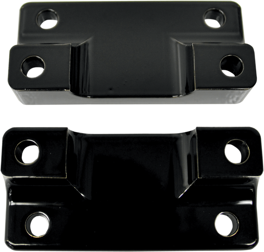 DRAG SPECIALTIES Fender-To-Fork Adapters - Gloss Black 1410-0064