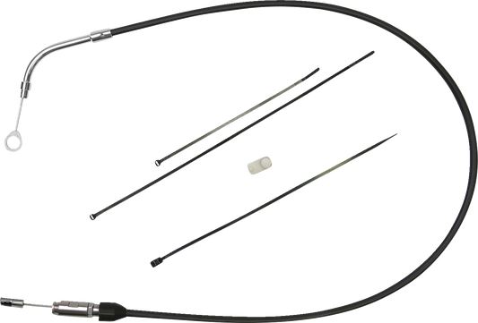 DRAG SPECIALTIES Clutch Cable - Upper - 47" - Black/Chrome 4323508HE