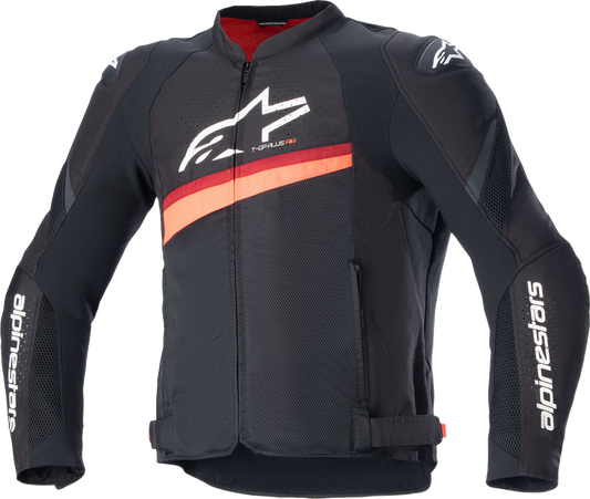 ALPINESTARS T-GP Plus R v4 Airflow Jacket - Black/ Red Fluo - Small 3300624-1030-S