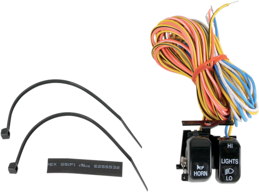 DRAG SPECIALTIES Switch Kit - Dimmer/Horn - Black H18-0333B-H