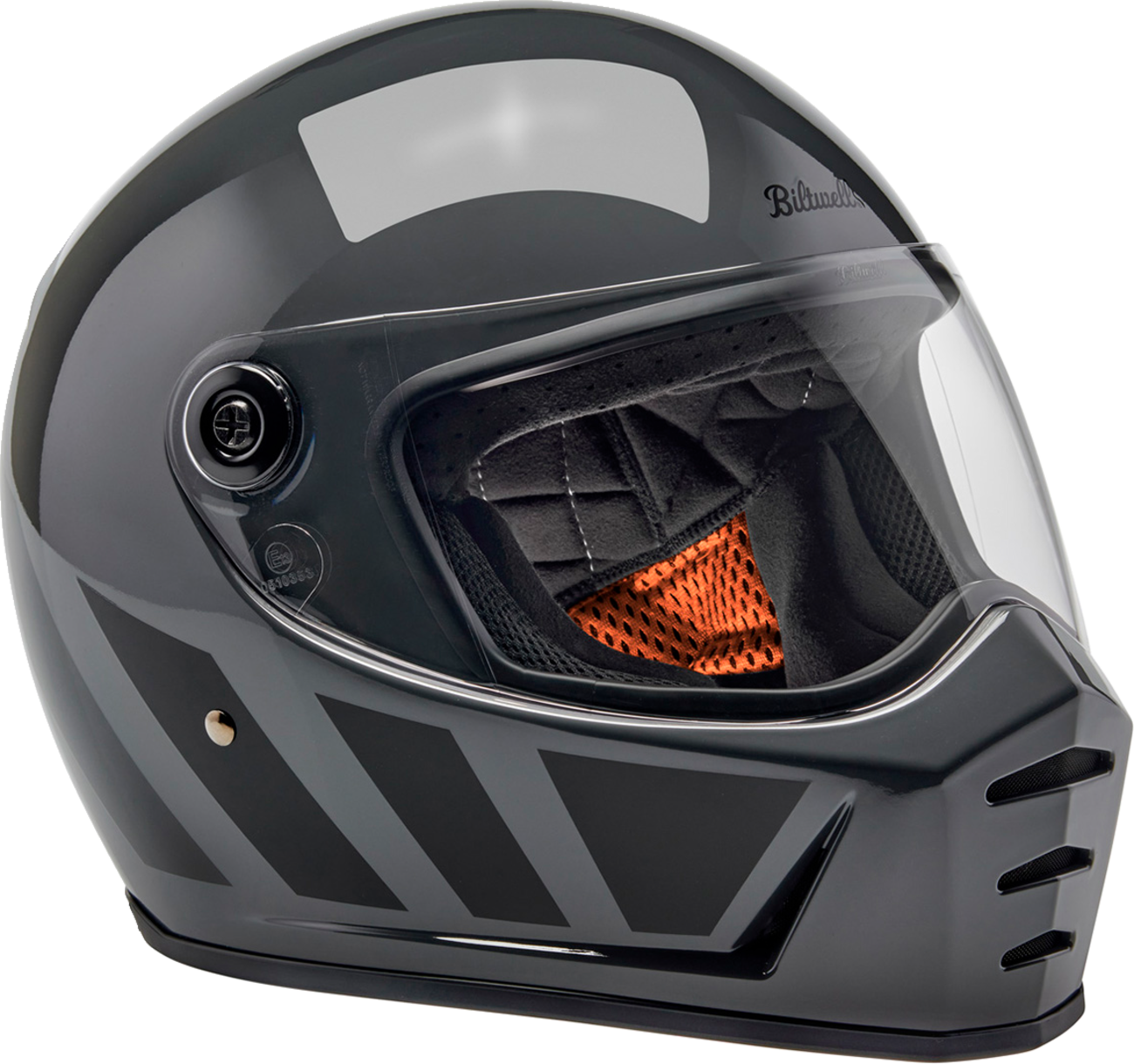 BILTWELL Lane Splitter Helmet - Storm Gray Inertia - Medium 1004-569-503