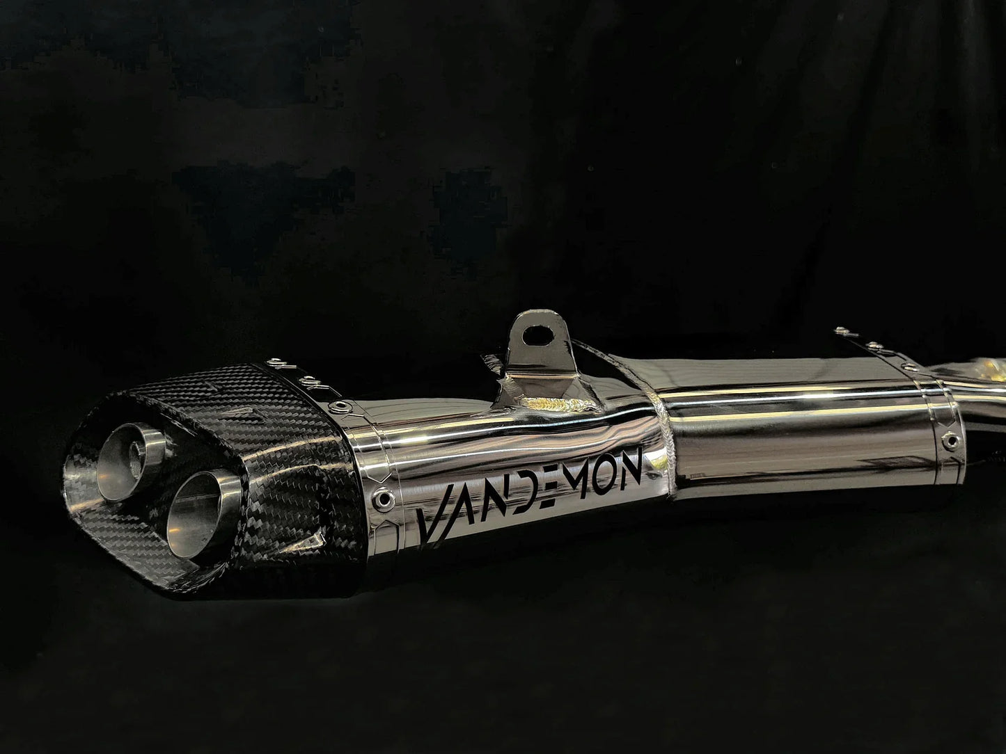 Vandemon CFMOTO 450SR & 450SR-S Low Mount Single Side Exit Exhaust System 2022-2025 CFMOTO450SRSLMSSEXHA VA-102