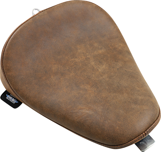 DRAG SPECIALTIES Bobber Solo Seat - Brown - Distressed - '10-'22 XL 0804-0742