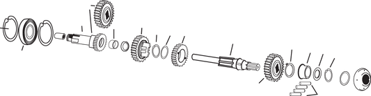 DRAG SPECIALTIES Transmission Bearing 6207-2RS
