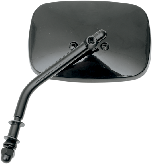 DRAG SPECIALTIES Die Cast Mirror - Standard Stem - Black 302108BLK