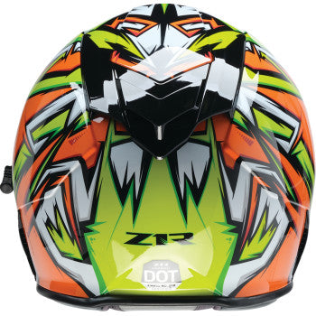 Z1R Warrant Snow Helmet - Neuron - Orange/Green - Large 0101-17226