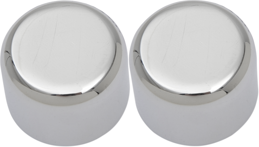 DRAG SPECIALTIES Docking Covers - Short - Chrome C77-0100C