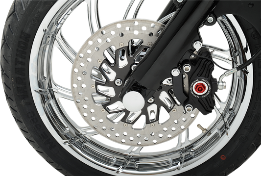 DRAG SPECIALTIES Axle Caps - Chrome - Front W16-0331