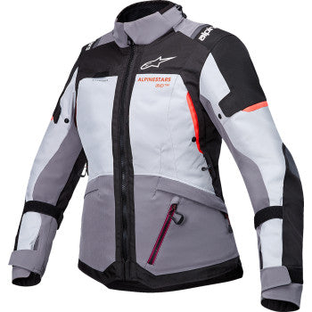 ALPINESTARS Stella Andes v4 Drystar® Jacket - Dark Gray/Ice Gray/Black/Coral - XL 3210126-9276-XL