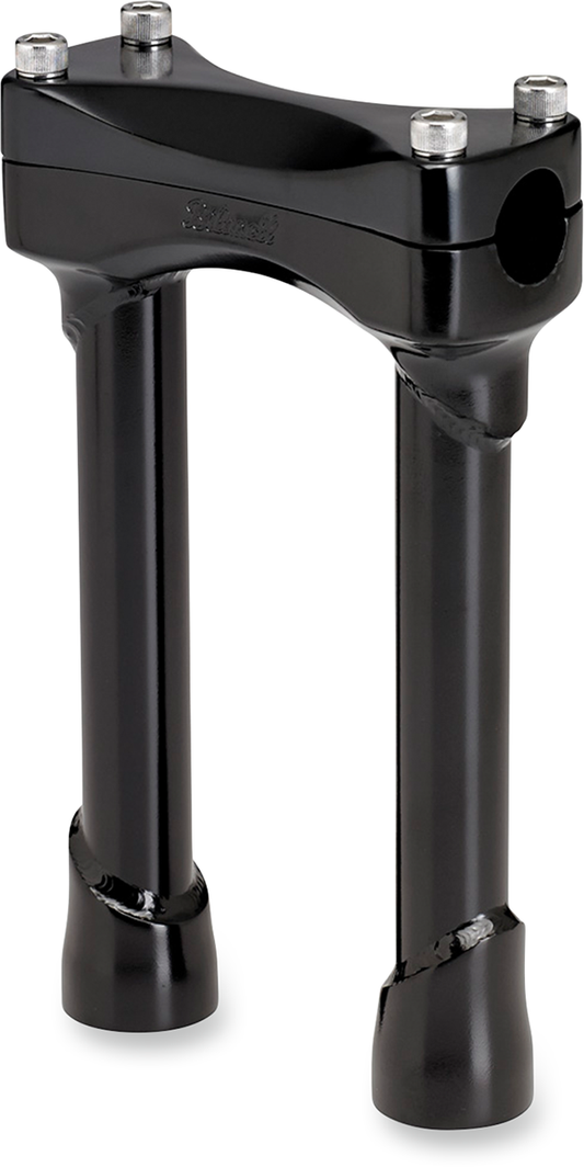 BILTWELL Risers - Murdock - 8" - Black 6403-201-08