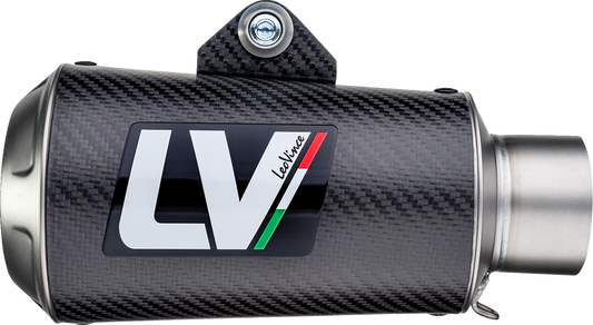 LEOVINCE LV-10 Slip-On Muffler - Carbon Fiber Scrambler   2021-2022 15250C
