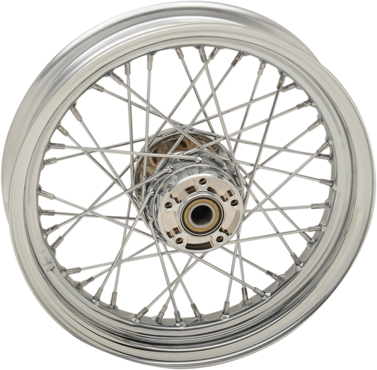 DRAG SPECIALTIES Front Wheel - Dual Disc/No ABS - Chrome - 16"x3.00" - ' 08+ FLT 64416A