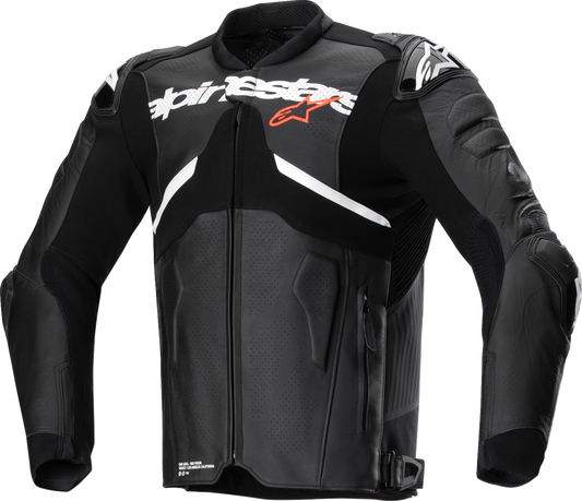 ALPINESTARS Atem v5 Leather Jacket - Black/White - 50 3106524-12-50