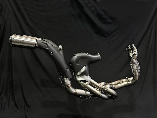 Vandemon Ducati Panigale V4,V4S,V4R & Streetfighter V4 Titanium High Mount Exhaust System  DUCV4PANHMEXHMESA