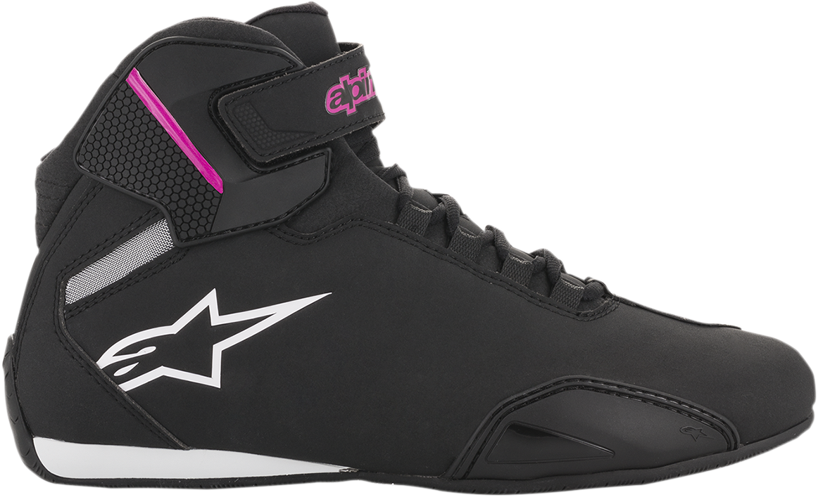 IN STOCK ALPINESTARS Women's Sektor Shoes - Black/Pink - US 7.5 251571910398