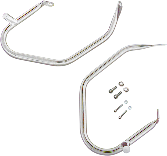 DRAG SPECIALTIES Saddlebag Guard - Chrome 21034