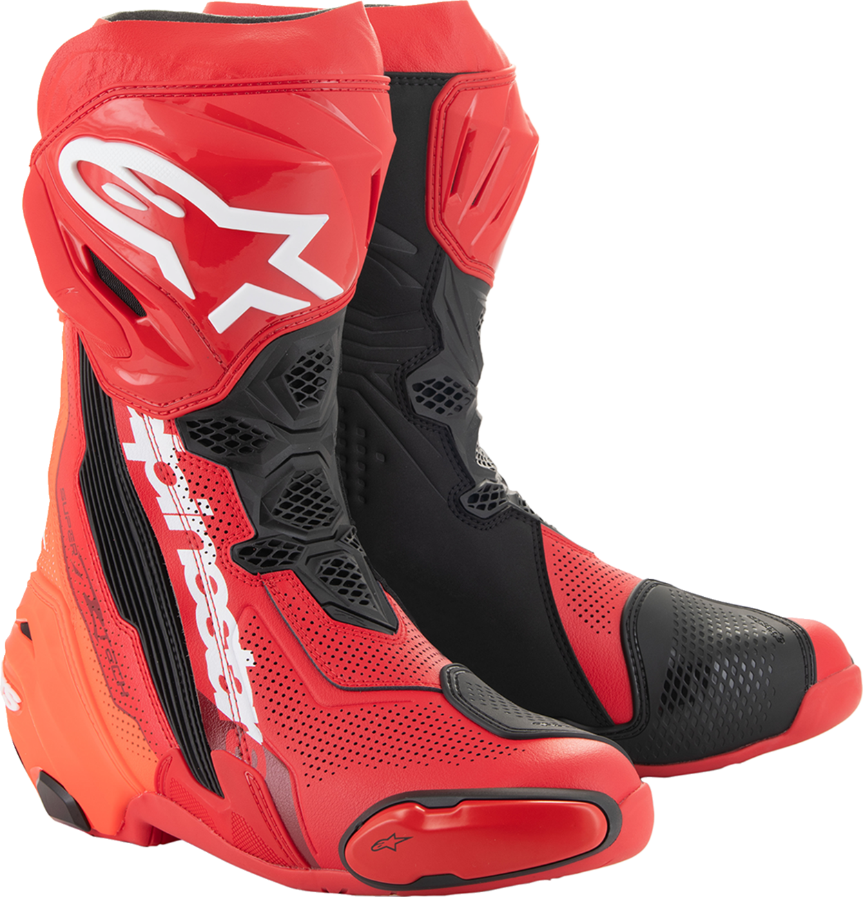 ALPINESTARS Supertech R Vented Boots - Red - US 6/EU 39 2220121-3029-39