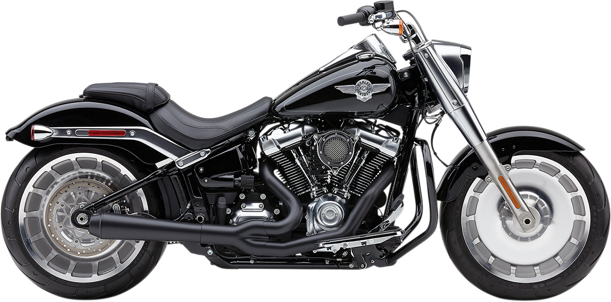 COBRA El Diablo Exhaust - Black Softail  Fat Boy /   Breakout 114  2018-2020 6475B