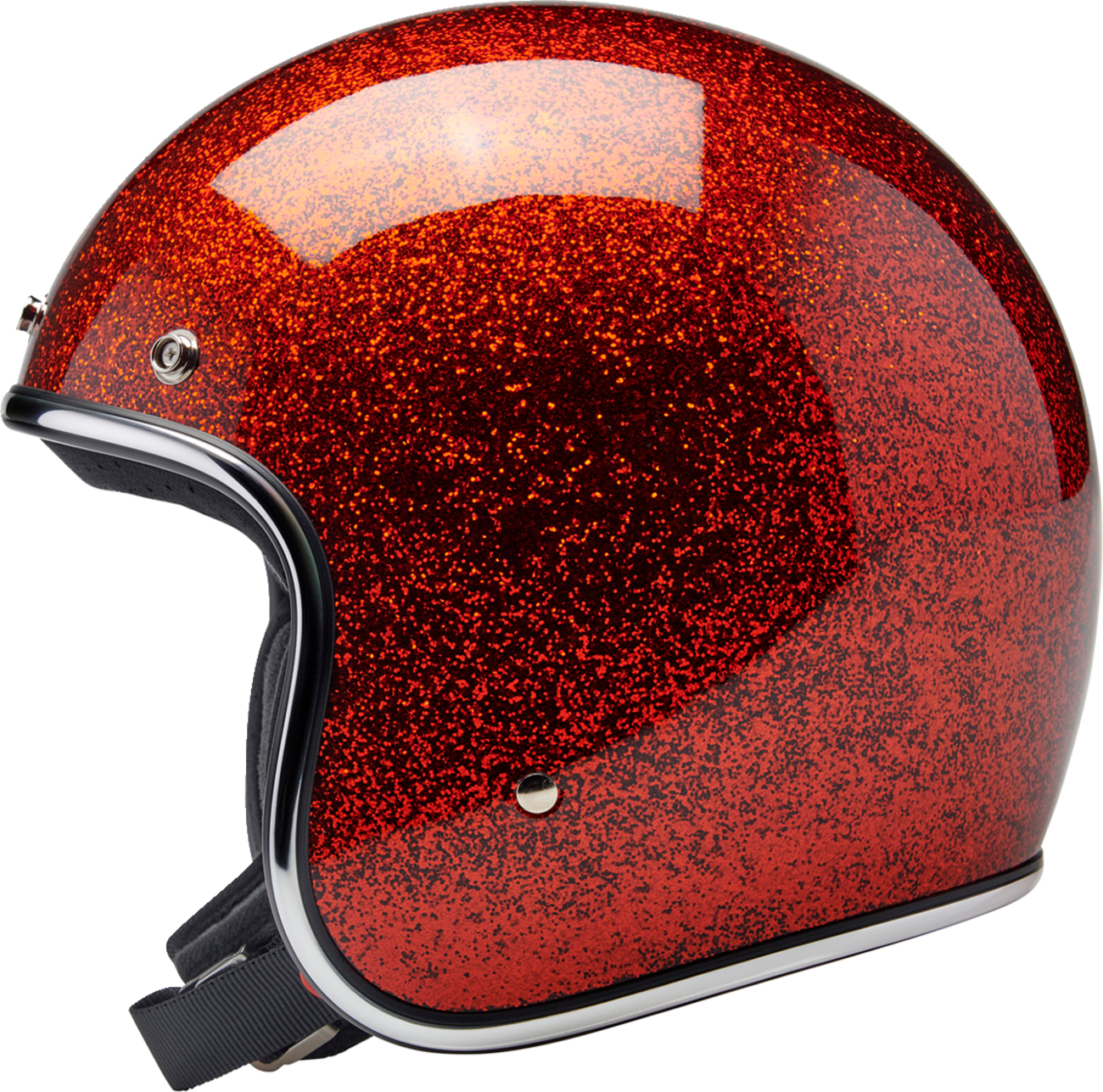 BILTWELL Bonanza Helmet - Rootbeer Megaflake - Large 1001-457-204