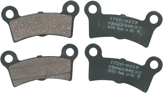 DRAG SPECIALTIES Organic Brake Pads - Trike FAD605/4X