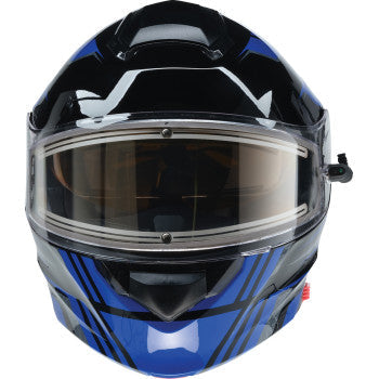 Z1R Solaris 2.0 Helmet - First Tracks - Electric - Dual Pane - Black/Blue - XS 0120-0831
