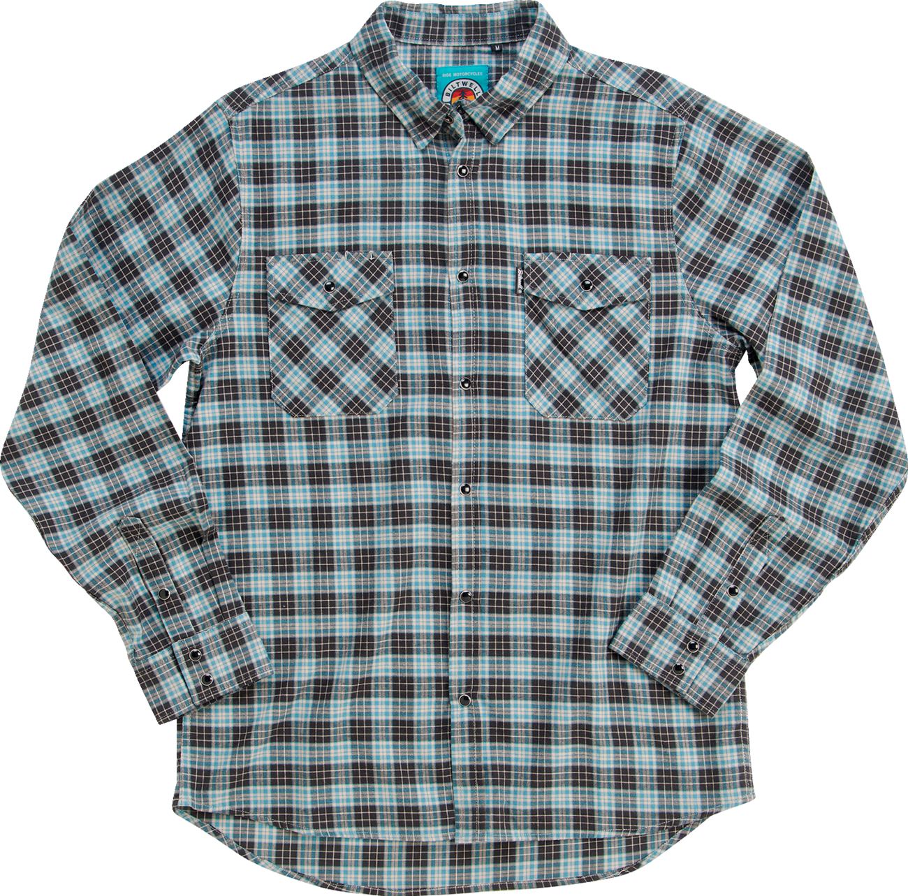 BILTWELL Pacific Flannel Shirt - Large 8145-069-004