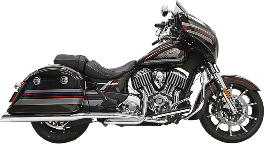 BASSANI XHAUST True Dual Exhaust - Chrome 8C16S