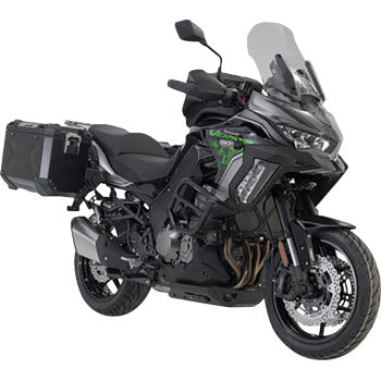 SW-MOTECH TRAX ADV Aluminum Case System - Black - Kawasaki Versys 1000 '18-'23 KFT.08.922.70101/B