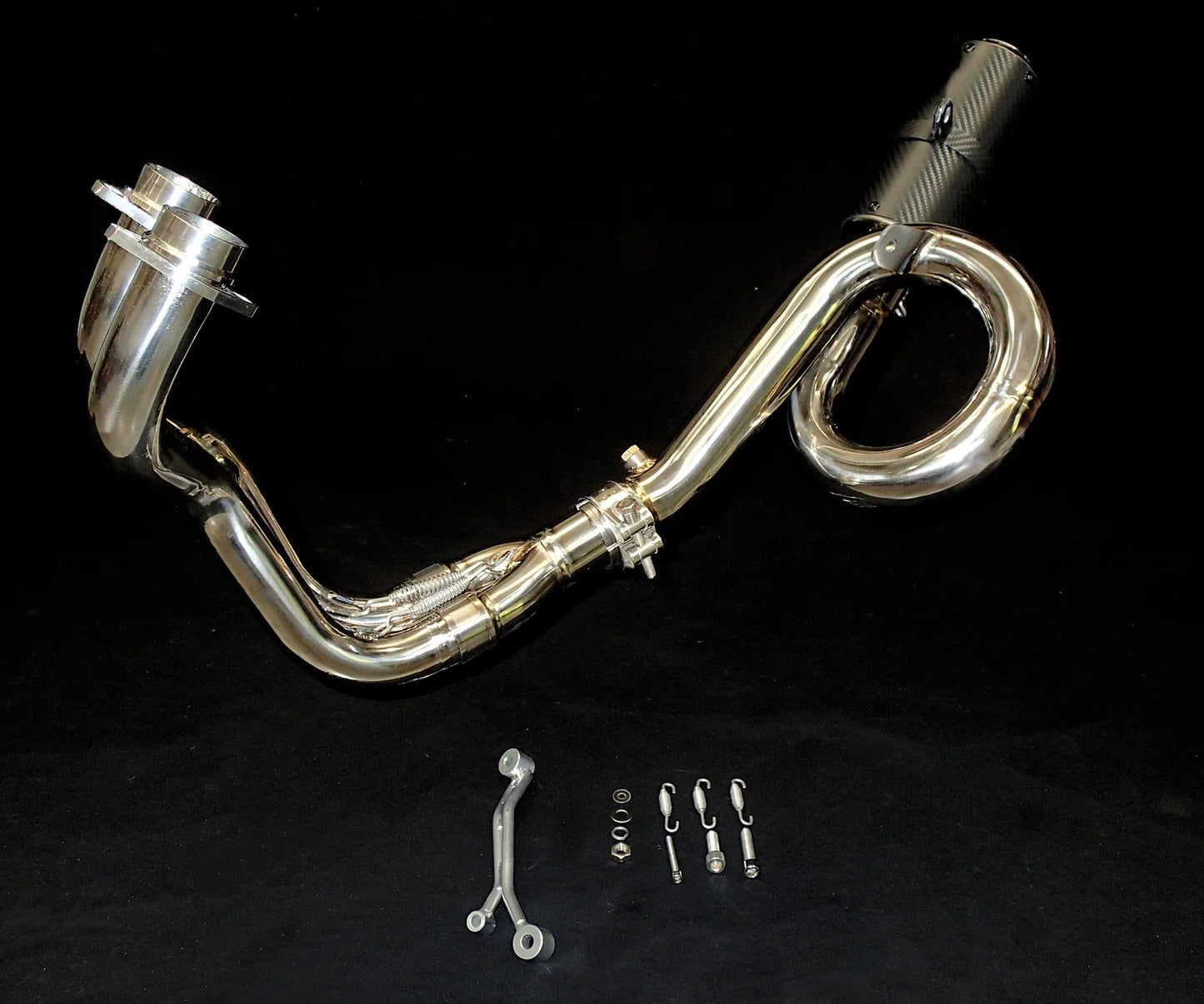 Vandemon  Yamaha MT07 FZ07 XSR700 Titanium Exhaust System 2025-2026 YAMAMT07EXHTITANB VA-173