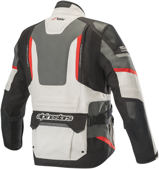 ALPINESTARS Andes Pro Drystar® Jacket - Gray/Black/Red - Small 3207119-9113-S