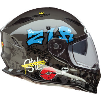 Z1R Nemesis Helmet - Distro - Gray - Medium 0101-17859