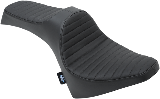 DRAG SPECIALTIES Predator III Seat - Black - Classic Stitching - '15-'22 Scout 0810-2121