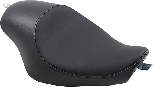 DRAG SPECIALTIES Seat - 3/4 Solo - Black - Smooth - '04-'22 XL NO RUBBER BUMPERS 0804-0743