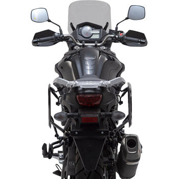 SW-MOTECH TRAX ADV Aluminum Case System - Black - Suzuki V-Strom 650 '16-'24 KFT.05.876.70101/B