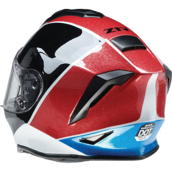 Z1R Youth Warrant 2.0 Snow Helmet - Fresh Pow - Red/White/Blue - Small 0122-0128