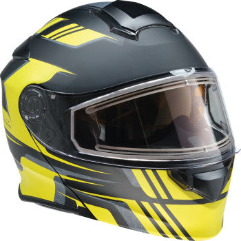 Z1R Solaris 2.0 Helmet - First Tracks - Electric - Dual Pane - Black/Hi-Viz - 2XL 0120-0842
