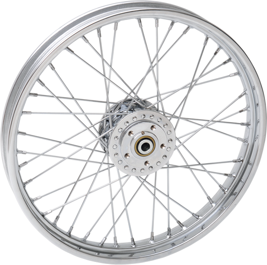 DRAG SPECIALTIES Front Wheel - Single Disc/No ABS - Chrome - 21"x2.15" 71220