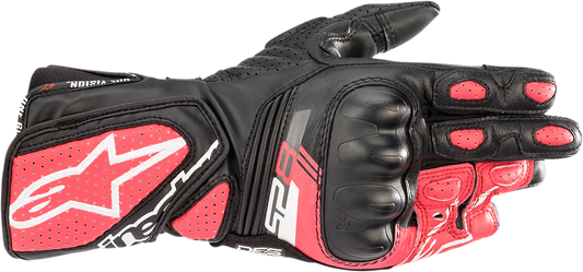 ALPINESTARS Stella SP-8 V3 Gloves - Black/White/Diva Pink - Small 3518321-1832-S