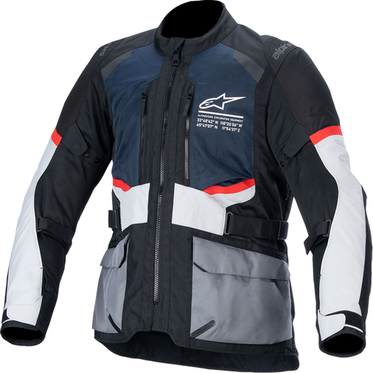 ALPINESTARS Andes Air Drystar® Jacket - Deep Blue/Black/Ice Gray - Small 3207924-7029-S